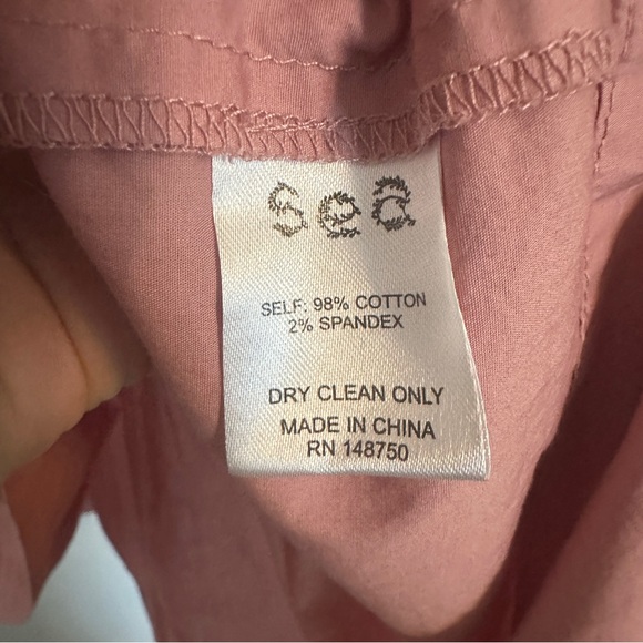 Sea New York Tier Dress Size 8 Mauve Pink Fall Short Sleeve Ruffle Pockets - Picture 5 of 6